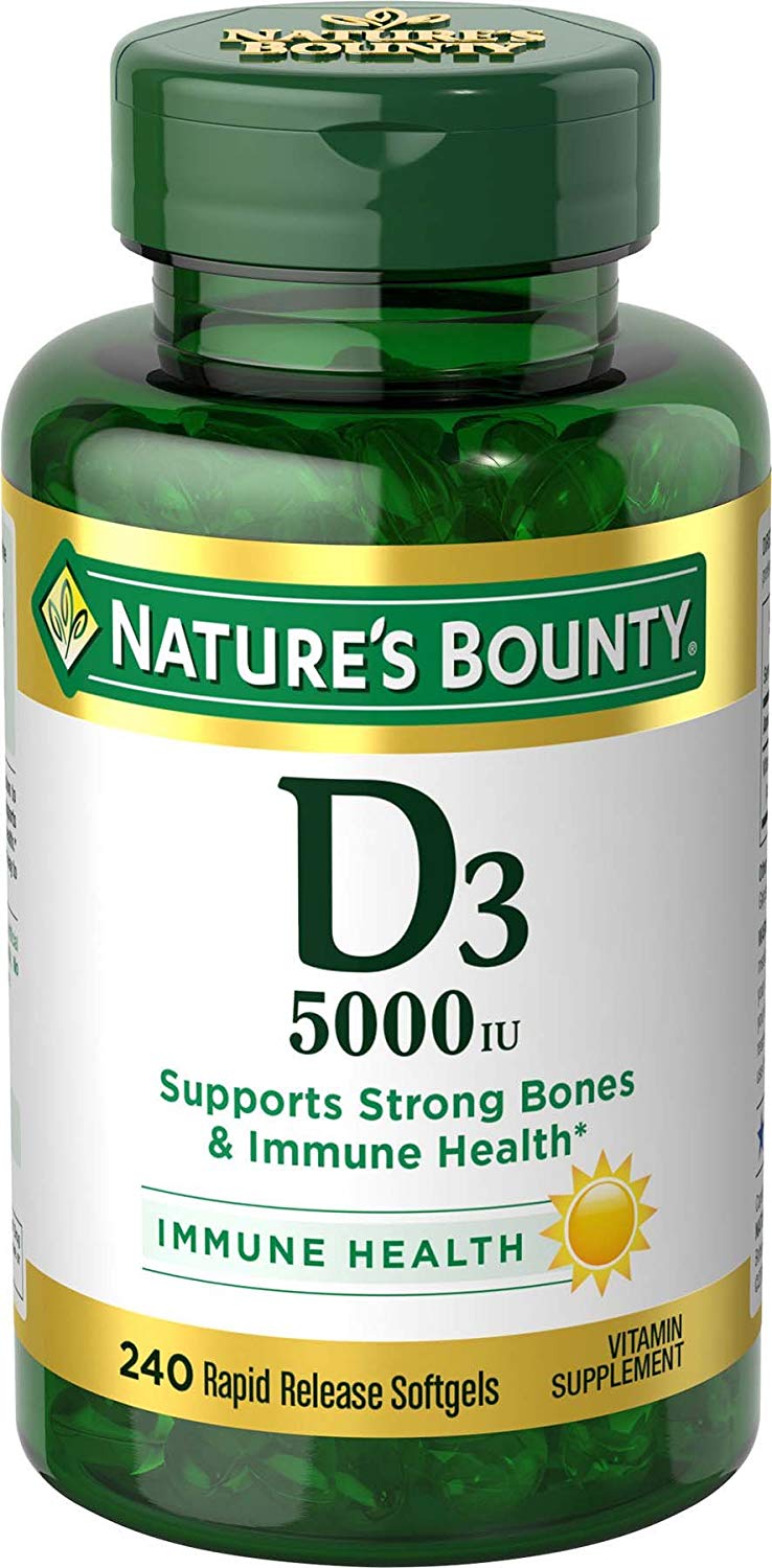 Nature's Bounty Vitamin D3 Pills & Supple…
