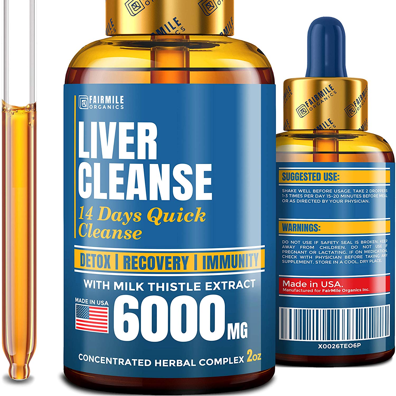 Liver Cleanse with 6000 MG Milk Thistle - Mad…