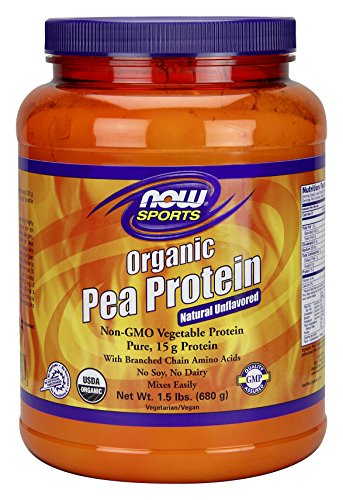 NOW Sports Nutrition, Organic Pea Protein Pow…