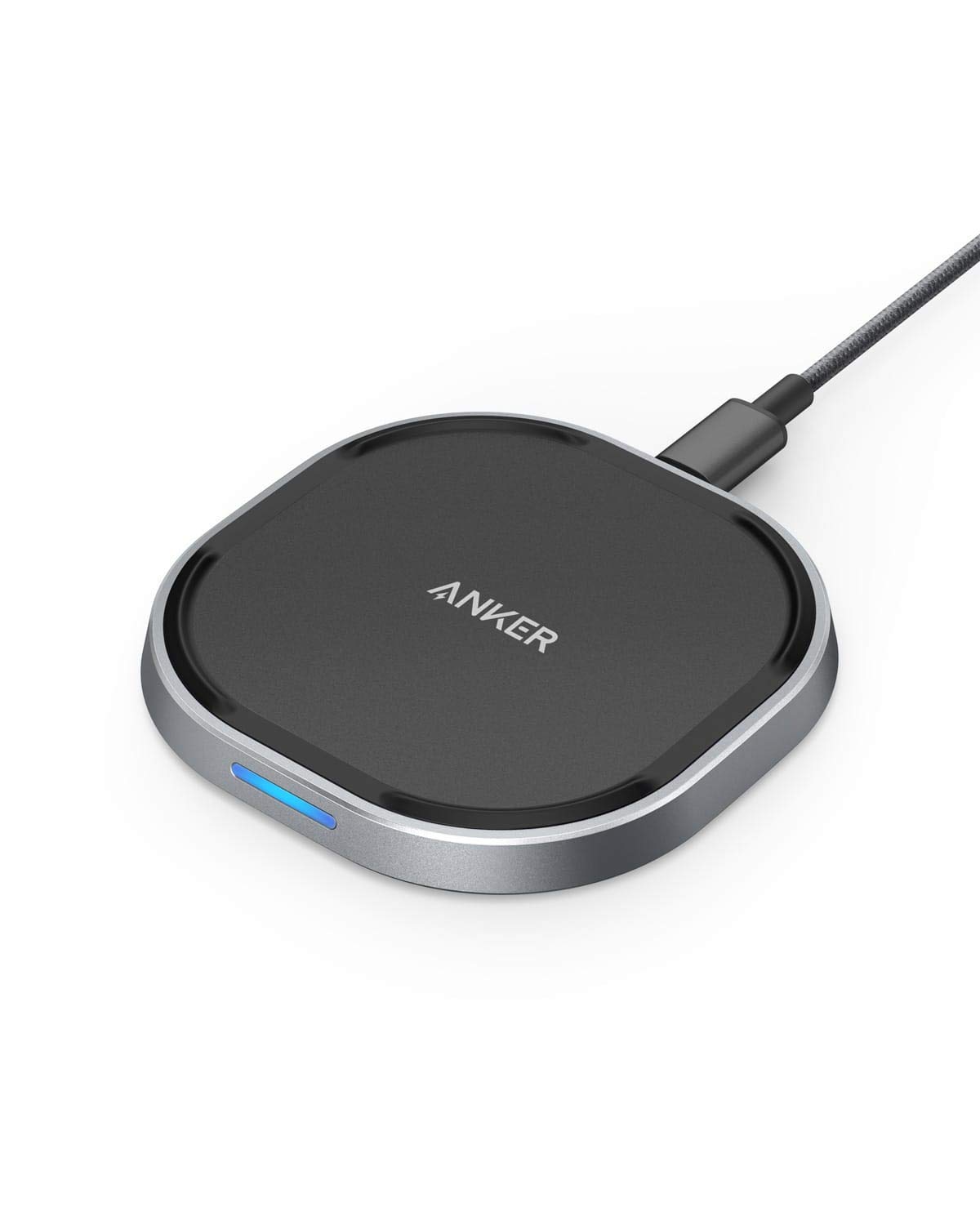Anker Wireless Charger with USB-C, 15W Metal …