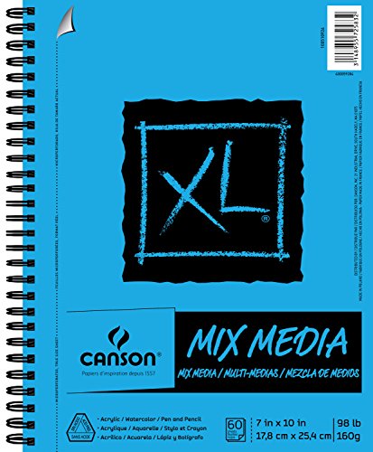 Canson XL Series Mix Media Paper Pad, Heavywe…