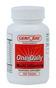 GeriCare Once Daily Multi Vitamins Tablet 100…