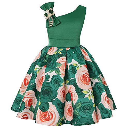 2-10T Girls Kids Floral Ruffles Flower Dress …