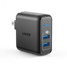 Anker Elite Dual Port 24W USB Travel Wall Cha…