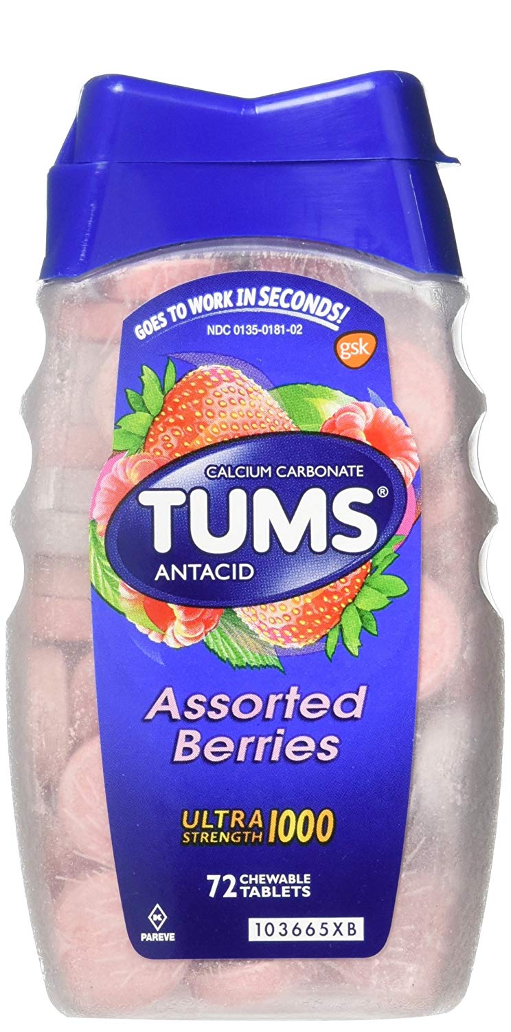 Tums Ultra Strength 1000 Assorted Berries Ant…