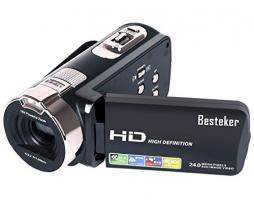 Camera Camcorders, Besteker HD 1080P 24MP 16X…