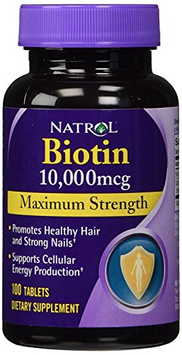 Natrol Biotin Maximum Strength Tablets, 10,00…