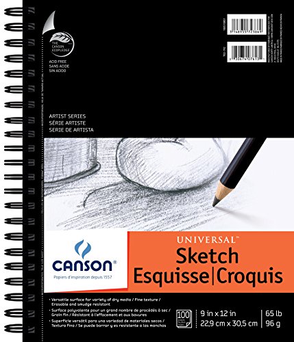 Canson Artist Series Universal Sketch Pad, 9&…