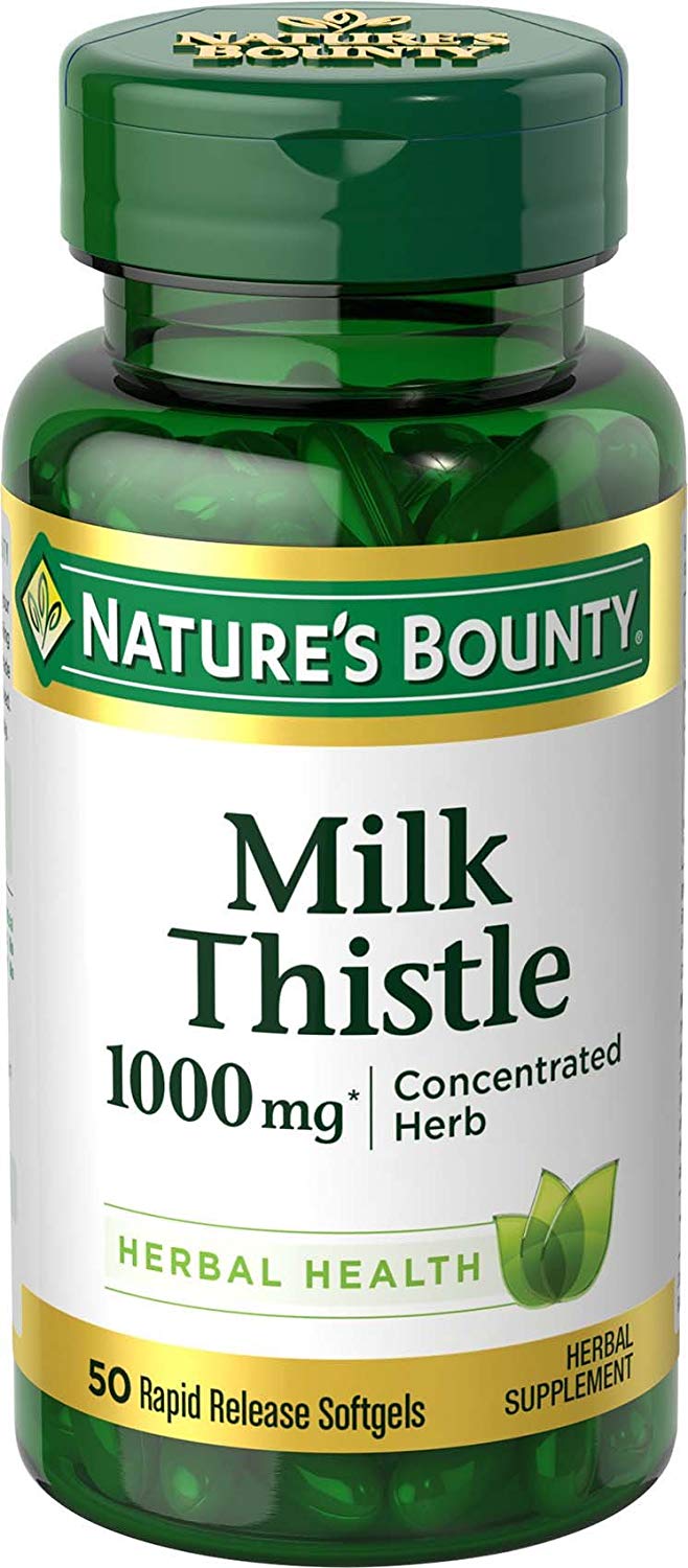 Nature's Bounty Milk Thistle Pills and Herbal…