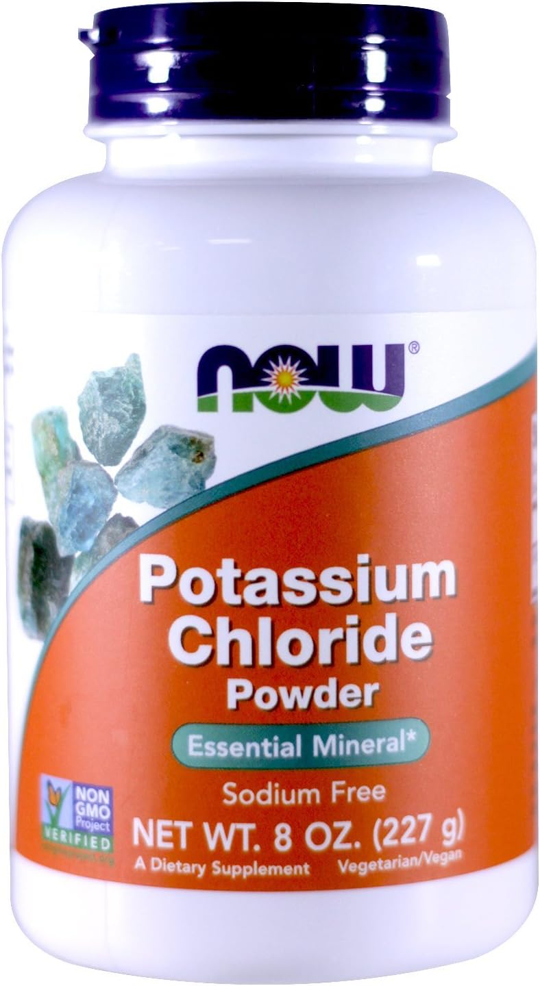 NOW Supplements, Potassium Chloride Powder, C…
