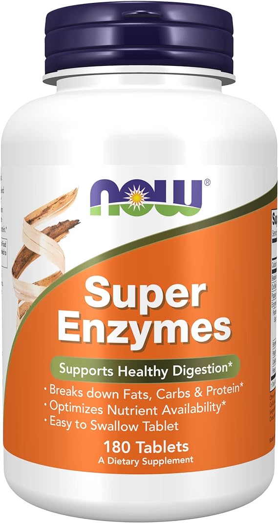 NOW Supplements, Super Enzymes, Formulated wi…