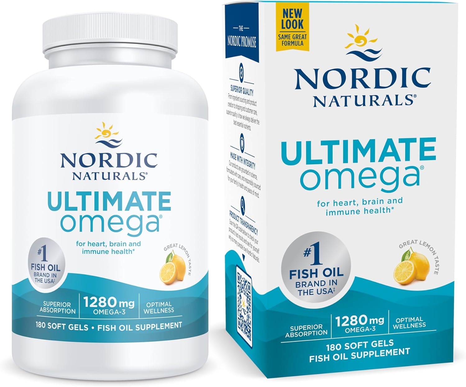 Nordic Naturals Ultimate Omega, Lemon Flavor …
