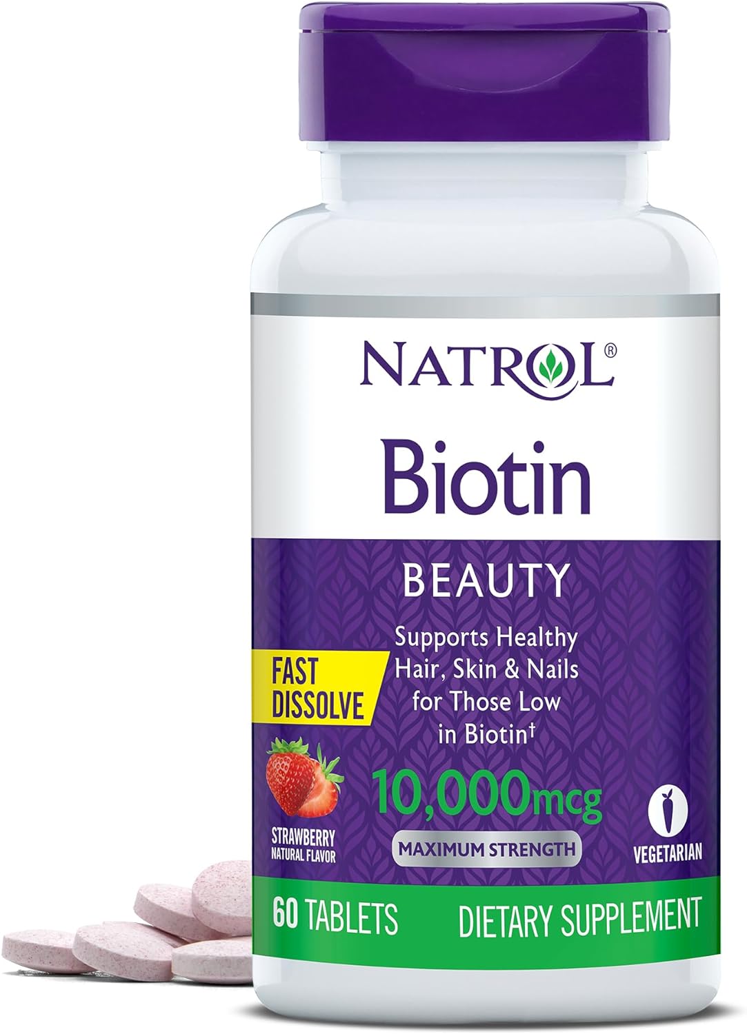 Natrol Biotin Beauty Tablets, Promotes Health…