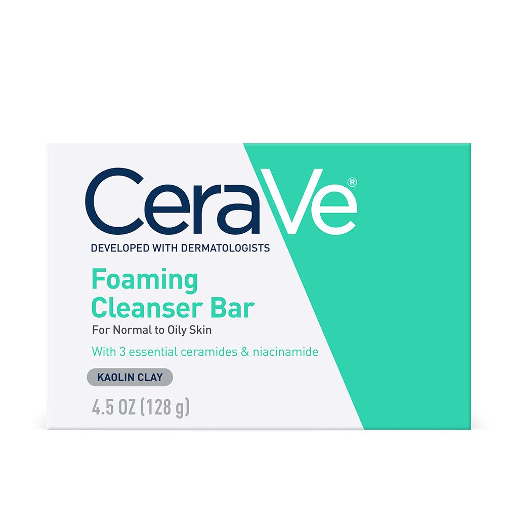 CeraVe Foaming Cleanser Bar | Soap-Free Body …