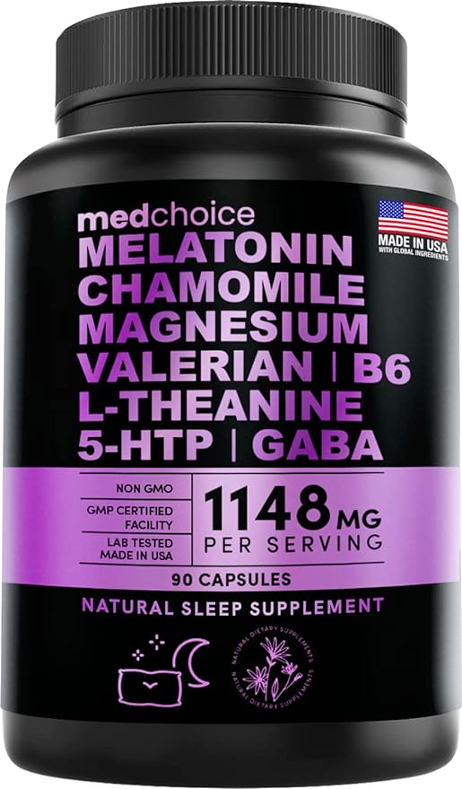 10-in-1 Melatonin Capsules - 6mg Melatonin Na…