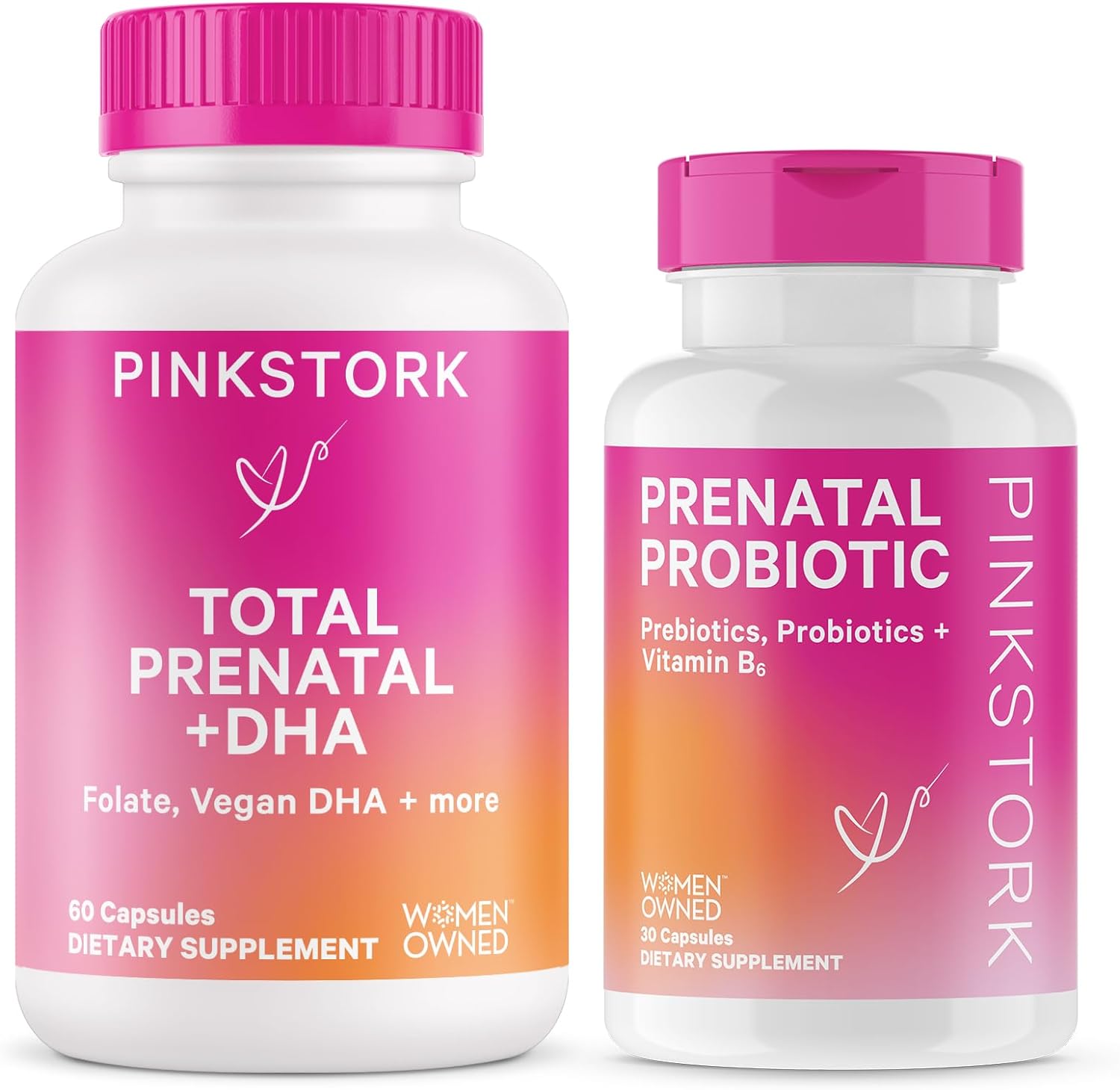 Pink Stork Prenatal Vitamin Duo: Prenatal Vit…