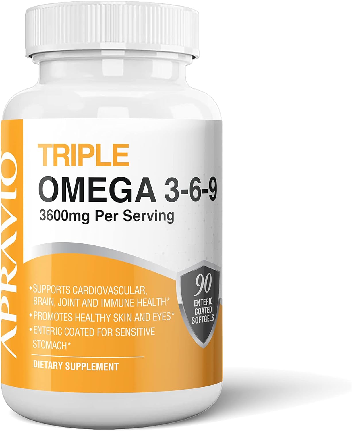 APRAVIO Triple Omega 3-6-9 Fish Oil, Omega Su…