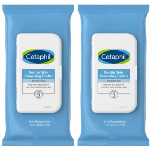 Cetaphil Face and Body Wipes, Gentle Skin Cle…
