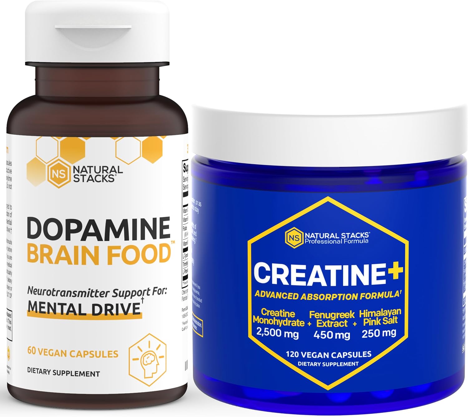NATURAL STACKS Dopamine Brain Food & Crea…