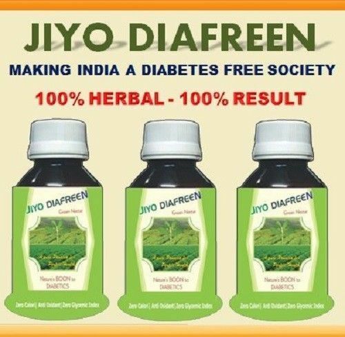 Jiyo Diafreen - Free from Diabetes - Anti-Diabetic Syrup - Guaranteed Results