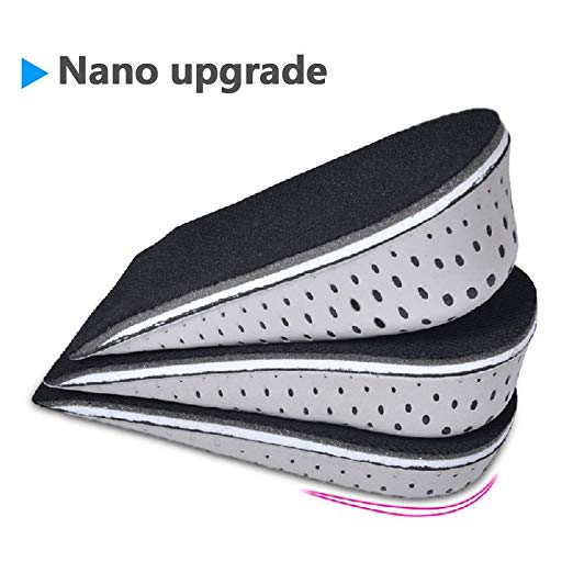 Breathable Semi Pad Memory Foam Height Increase Insoles