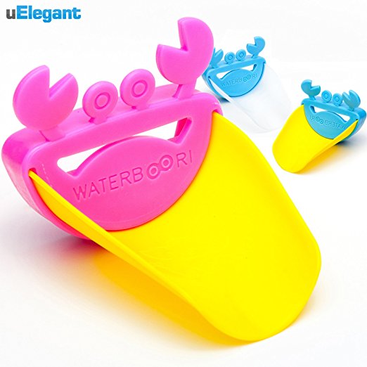 uElegant Faucet Extender - Safe, fun hand-washing solution for babies, toddlers and children. Make h
