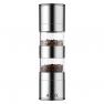 Aicok Salt and Pepper Mill Grinder 2 in 1, Dual Mills Brushed Stainless Steel Pepper and Salt Mill
