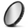 Altura Photo 52mm CPL Polarizer Glass Filter w/ Rotating Mount