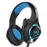 Gaming Headset PS4 Headphones with LED Light, Wired Ove