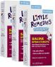 Little Noses Saline Spray/Drops for Dry for Stuffy Noses, 1-Ounce (30 ml), 3 Count