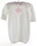 Paty Inc Infant Girls White Cotton Knit Gown with Pink 