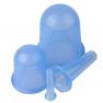 Savior 4 Size of Silicone Cupping Therapy Set Massage Cupping Vacuum Therapy Rubber Cup Massage Body