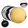 Selens 5-in-1 Handle 43 in (110cm) Round Reflector for Photography Photo Studio Lighting & Outdo