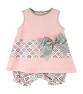 Stephan Baby A-Line Top and Bloomer-Style Diaper Diamon