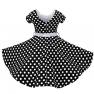 Vintage Girls Dresses Polka Do…