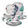 VEWEET 20-Piece Ceramic Dinner Sets Splendor Plate Sets Kitchen Plates with Dinner Plate, Dessert Pl