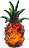 Murano Style Mouth Blown 8 Inch Art Glass Pineapple Fig