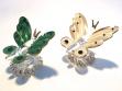 Twin Butterfly Crystal Figurine Collectable Statues #C31 Display Models