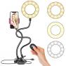 Selfie Ring Light, Upgraded Ring Light with Wireless Remote and Cell Phone Holder Stand for Live Str