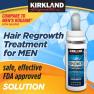 Kirkland Minoxidil 5% Extra Strength Hair Regrowth for Men, 12 Months Economy Pack