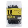 TR Industrial TR88301 Multi-Purpose Cable Ties (100 Piece), 4", Black