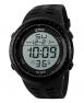 Men s Digital Watches, Big Face Waterproof Electronic LED Sport Wristwatch Black SK1167B