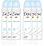 Dove Cotton Soft Antiperspirant Spray, International Version Pack of 6 150ml