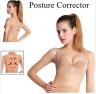 Lady Chest Support Belt Band Posture Corrector Brace Body Sculpting Strap Back Shoulder Vest (L: Und