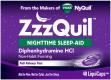 ZzzQuil Nighttime Sleep Aid, Non-Habit Forming, Fall As