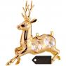 24K Gold Plated Reindeer Ornam…