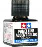 TAMIYA 87131 Panel Line Accent Color Black For Plastic 