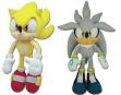 Great Eastern Sonic the Hedgehog Plush Set of 2 - Super