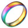 SAINTHERO Rainbow Rings Classic 6MM Tita…