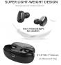 True Wireless Earbuds, QANGEL Mini Bluetooth Headphones Invisible TWS Stereo In-Ear Earphones Sweatp